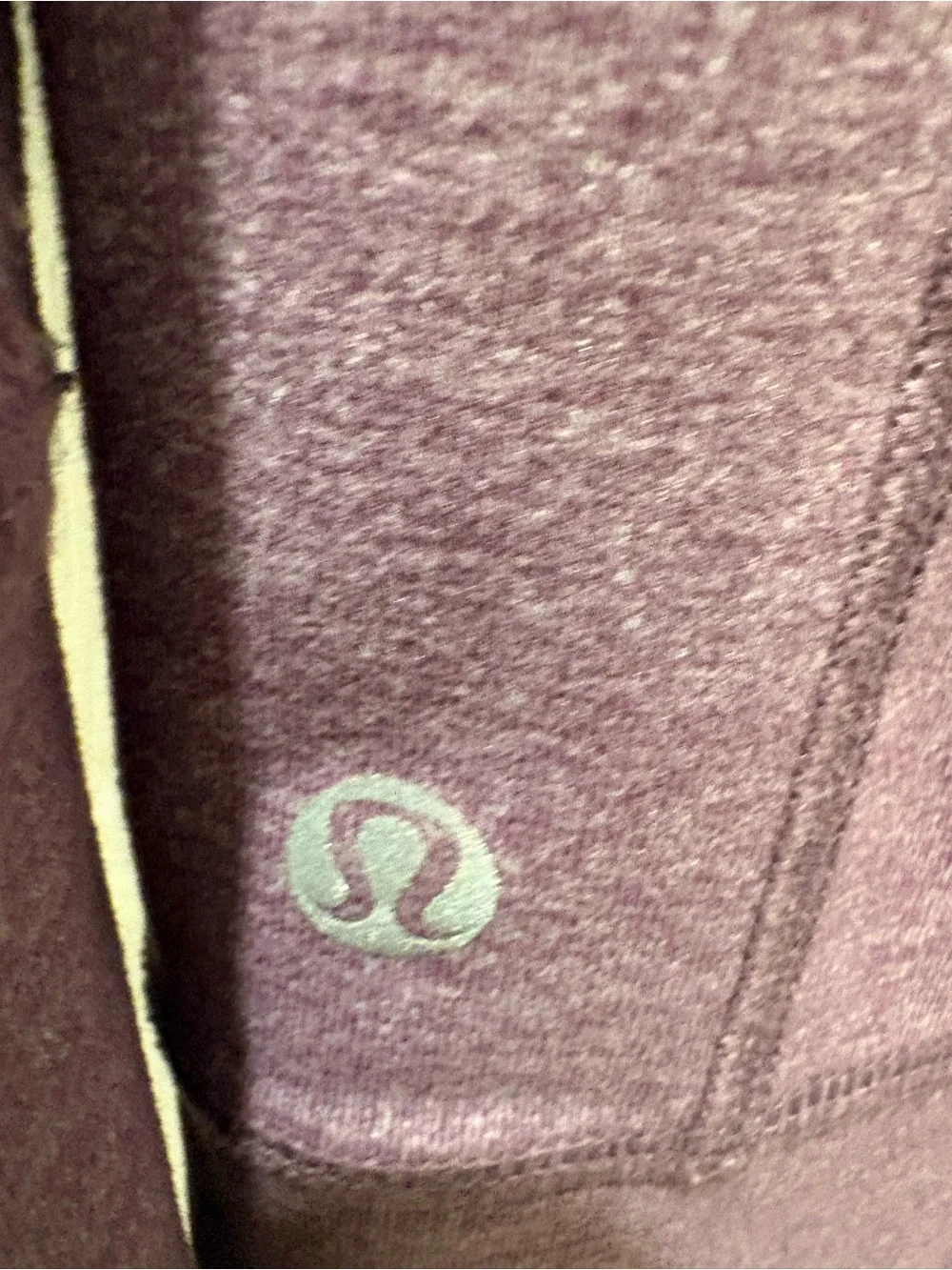 Lululemon Hooded Define Jacket Heathered Mauve Plum Size 8 Full Zip Thumbholes